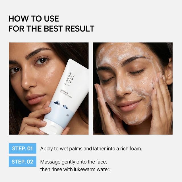ROUND LAB 1025 Dokdo Cleanser designed for sensitive skin with gentle cleansing action