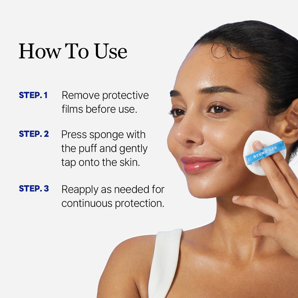 Round Lab Birch Juice Sun Cushion travel mini pack