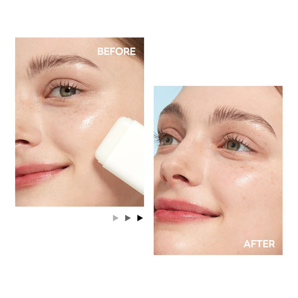 Round Lab Birch Juice Sun Stick leaves no white cast on skin