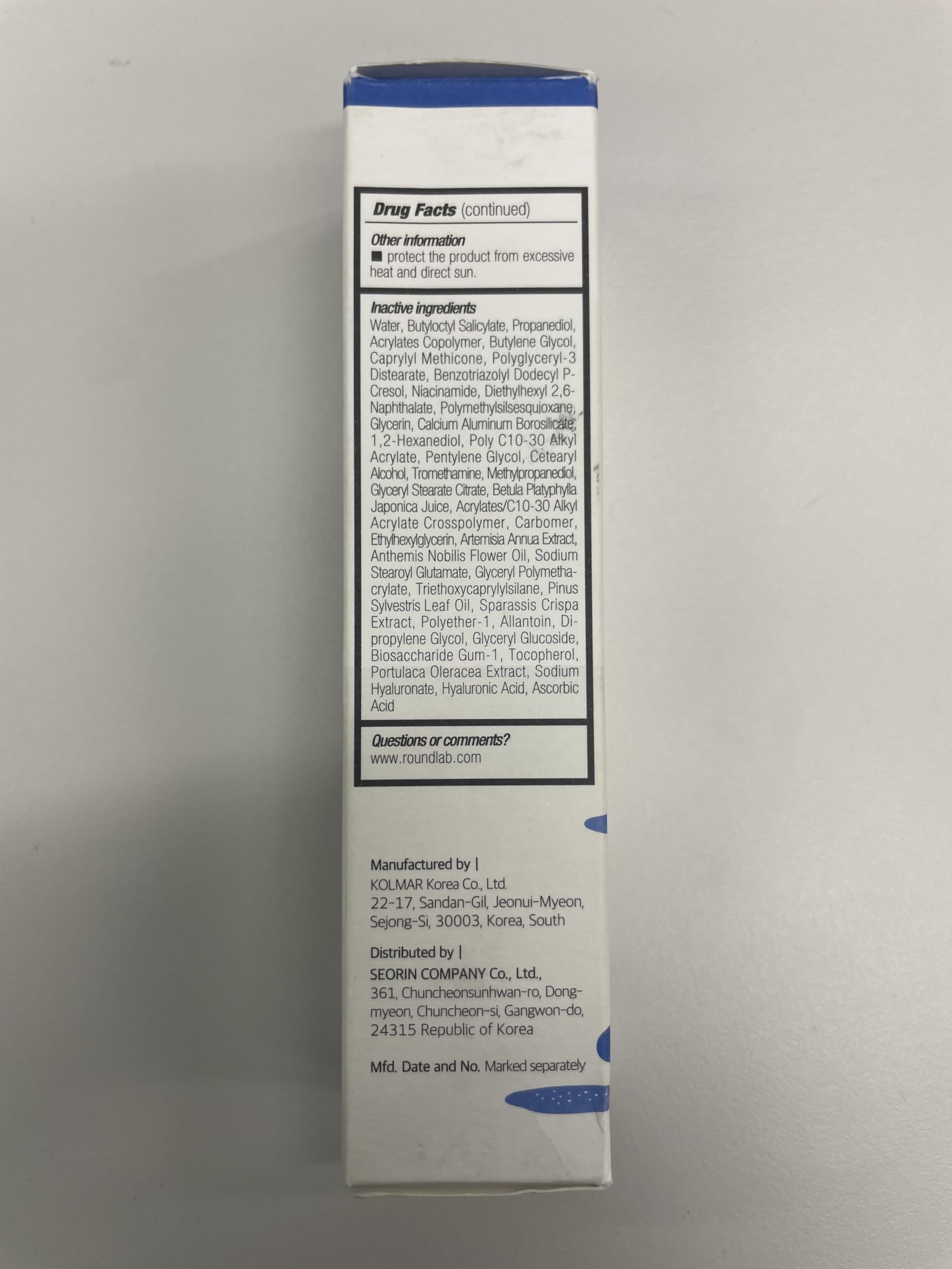 ROUND LAB Birch Juice UV Lock SPF 45 near the eye area for safe use.