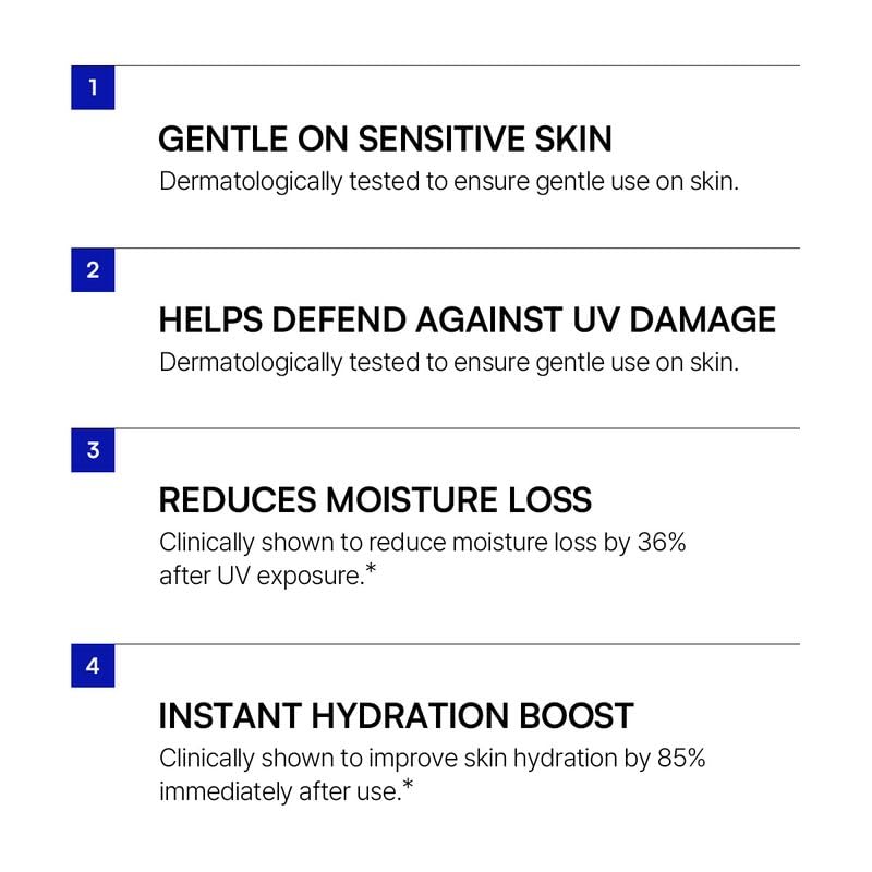 ROUND LAB Birch Juice UV Lock SPF 45 leaves no white cast on skin.