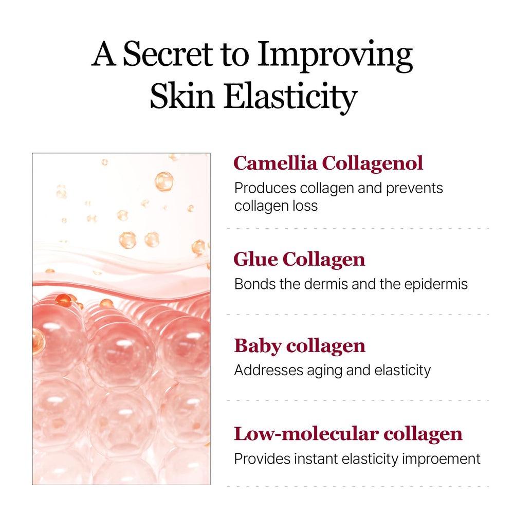 Round Lab Camellia Deep Collagen V Lifting Mask cools skin while depuffing softly