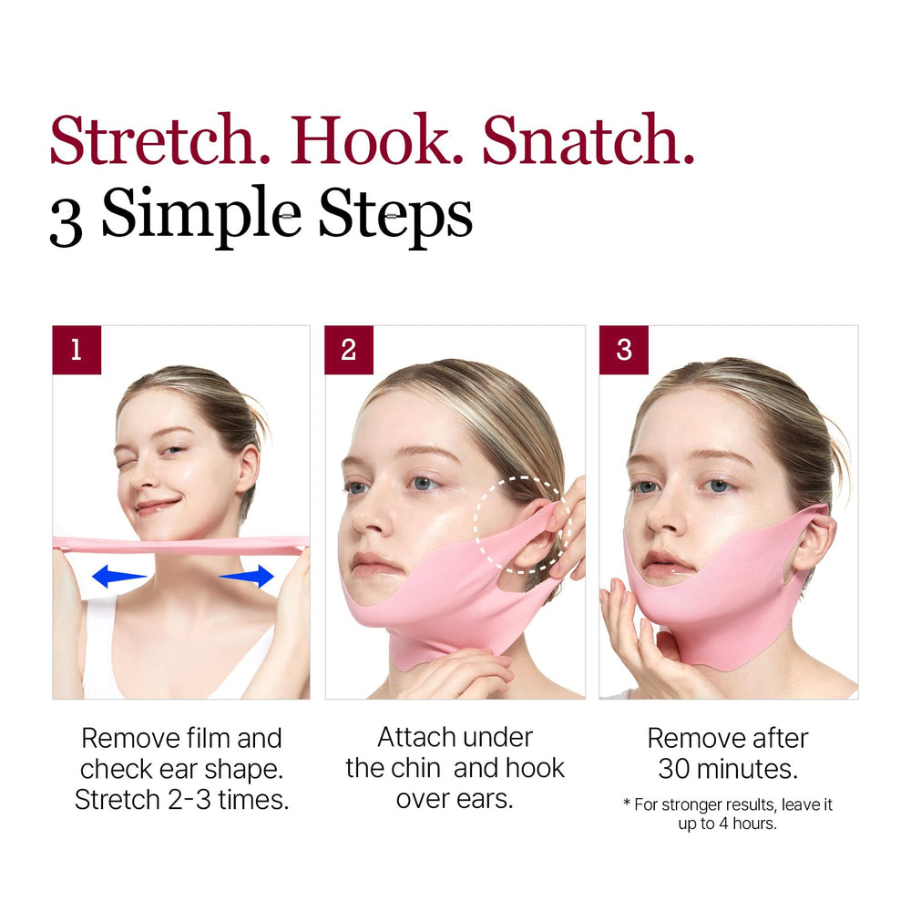Round Lab Camellia Deep Collagen V Lifting Mask hydrogel texture adheres smoothly