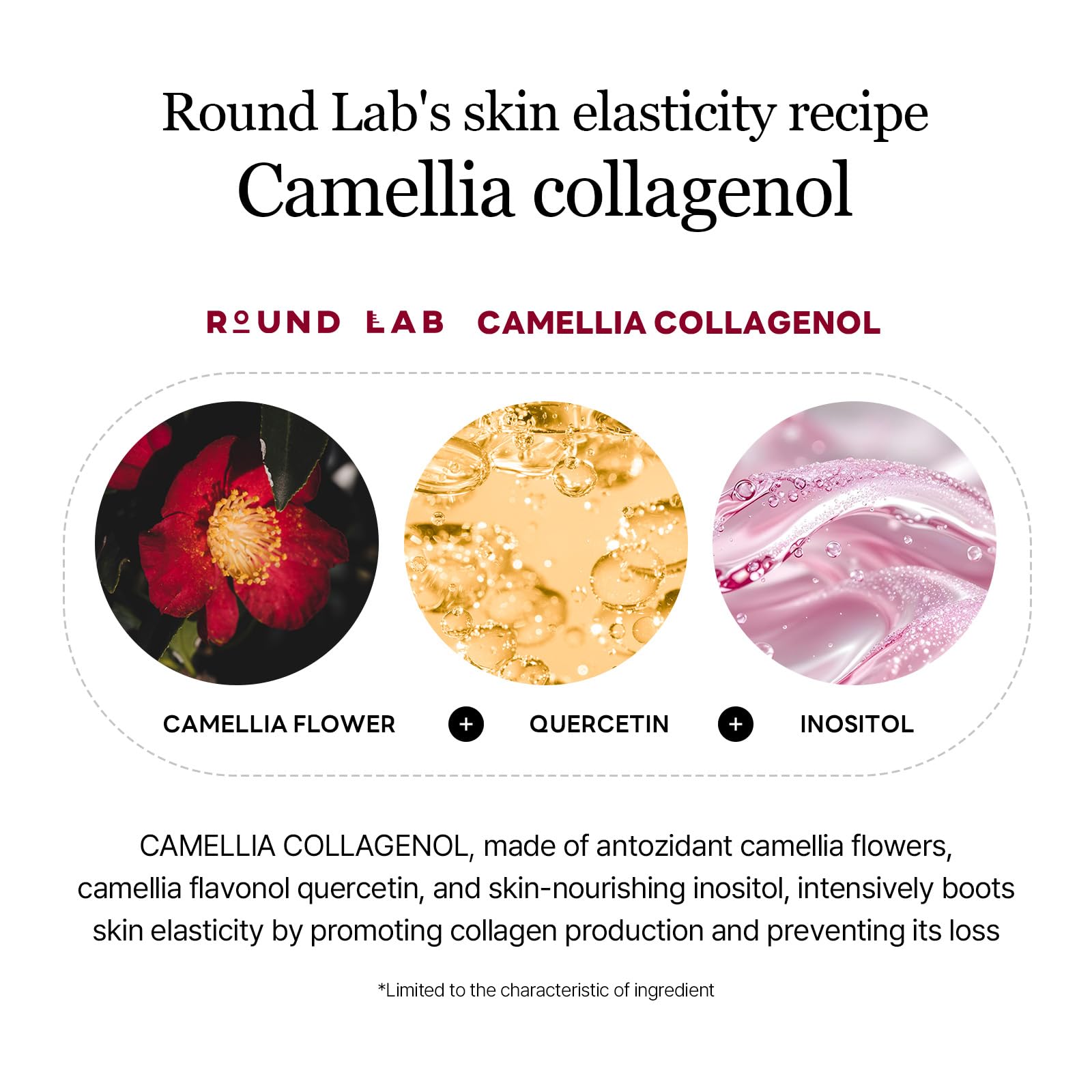 Round Lab Camellia Deep Collagen V Lifting Mask stays in place during activities