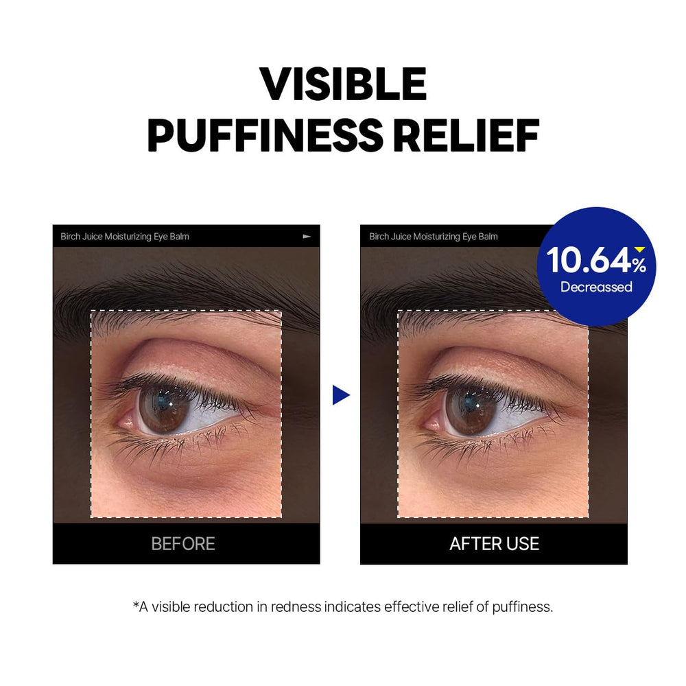 ROUND LAB Birch Juice Eye Stick on the neck area demonstrates versatile hydration.