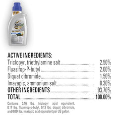 Roundup concentrate being mixed in a tank sprayer for efficient application