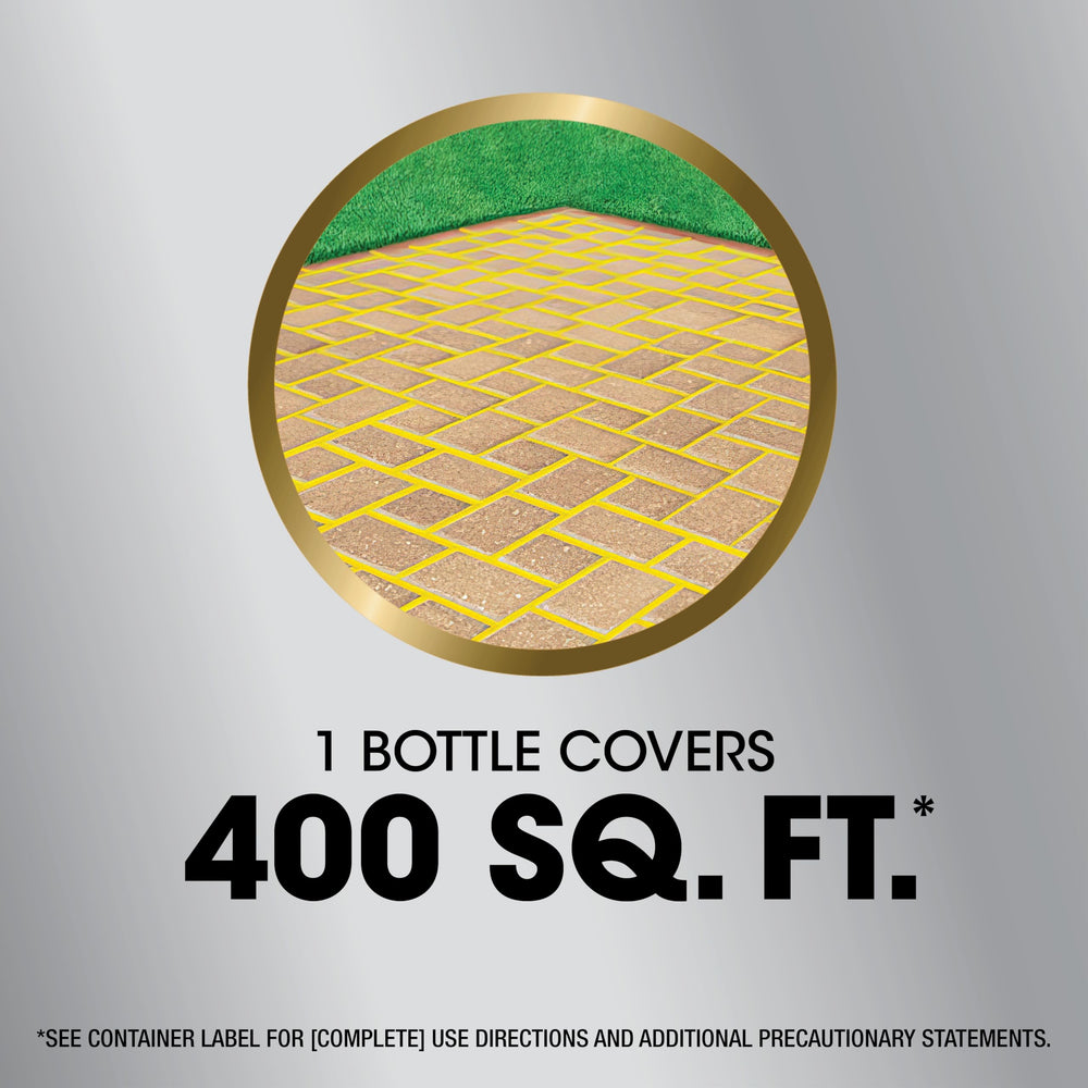 Roundup Dual Action suitable for gravel areas and hardscapes.