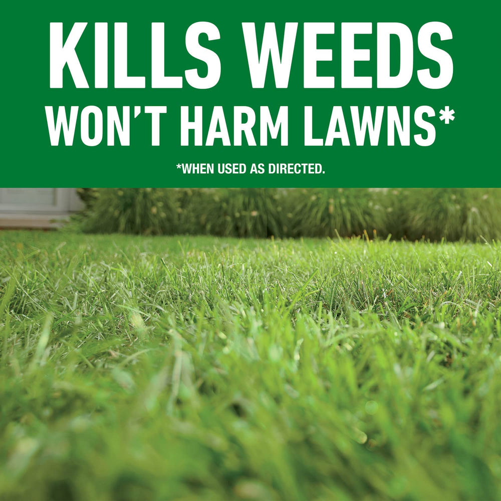 Roundup For Lawns₁ rainproof in 3 hours after application on your greensward.