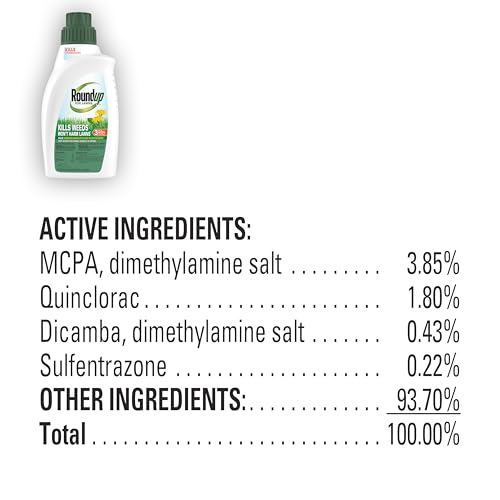 Roundup For Lawns₂ Dial N Spray shows easy, even application.
