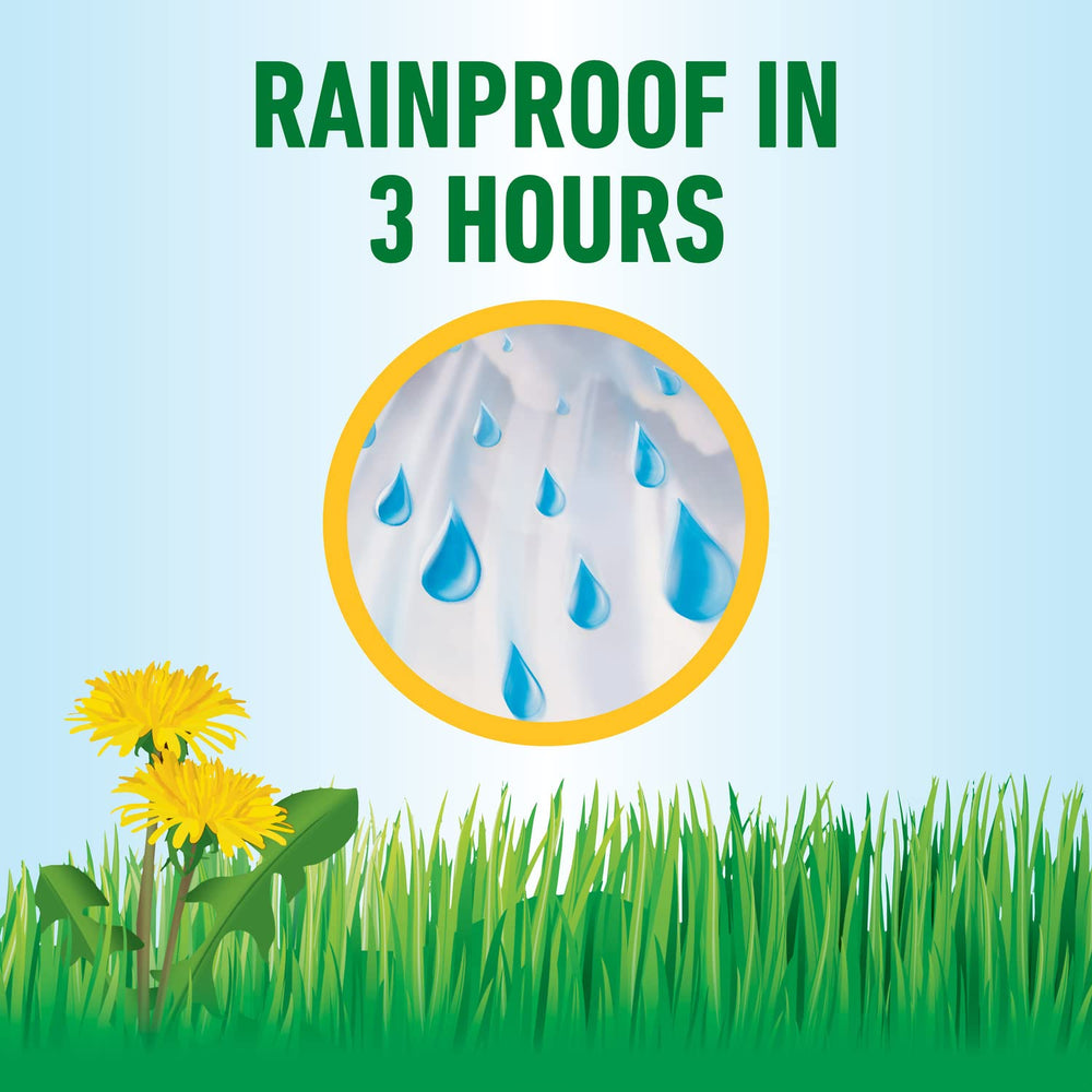 Roundup For Lawns₂ mix-with-water setup enables even coverage across treated areas.