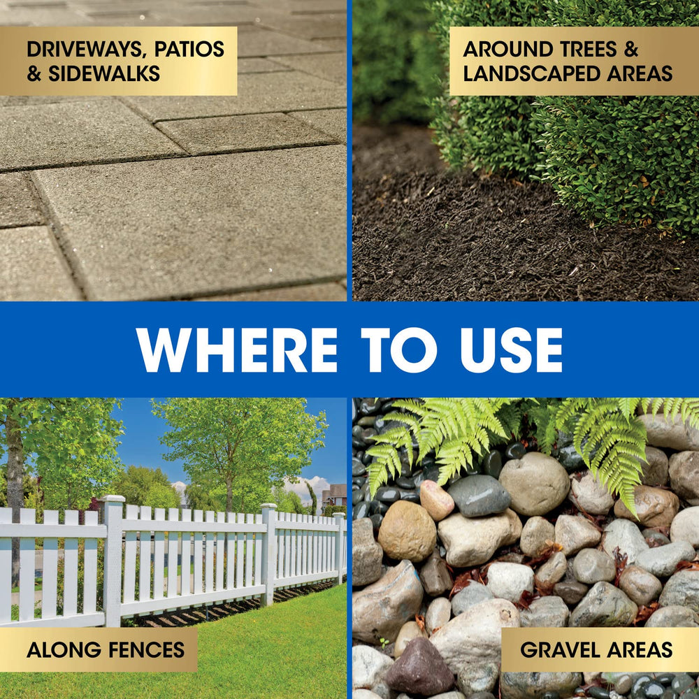 Roundup around ornamental plants with a 4-month planting window