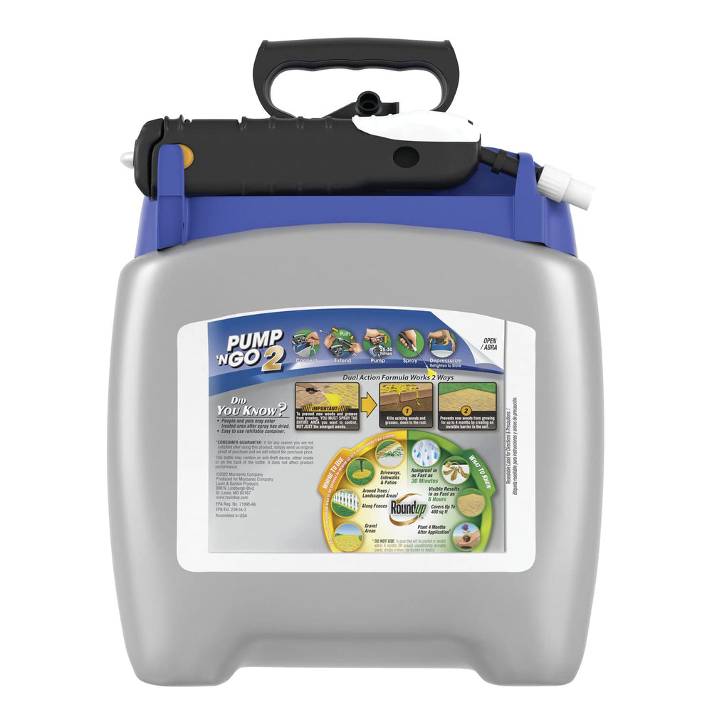 Pump N Go 2 Sprayer with extendable wand for precise application.