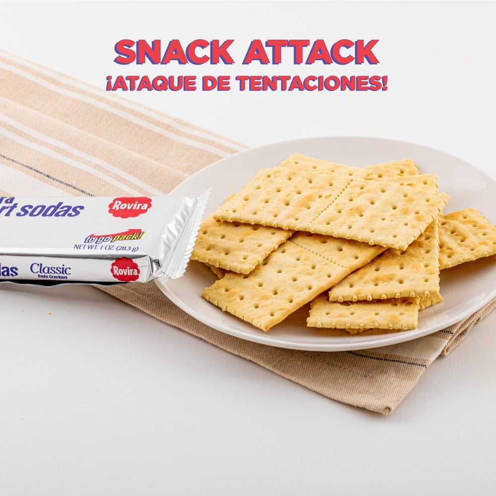 Rovira Export Soda Crackers picnic-table spread ideal for outdoor meals