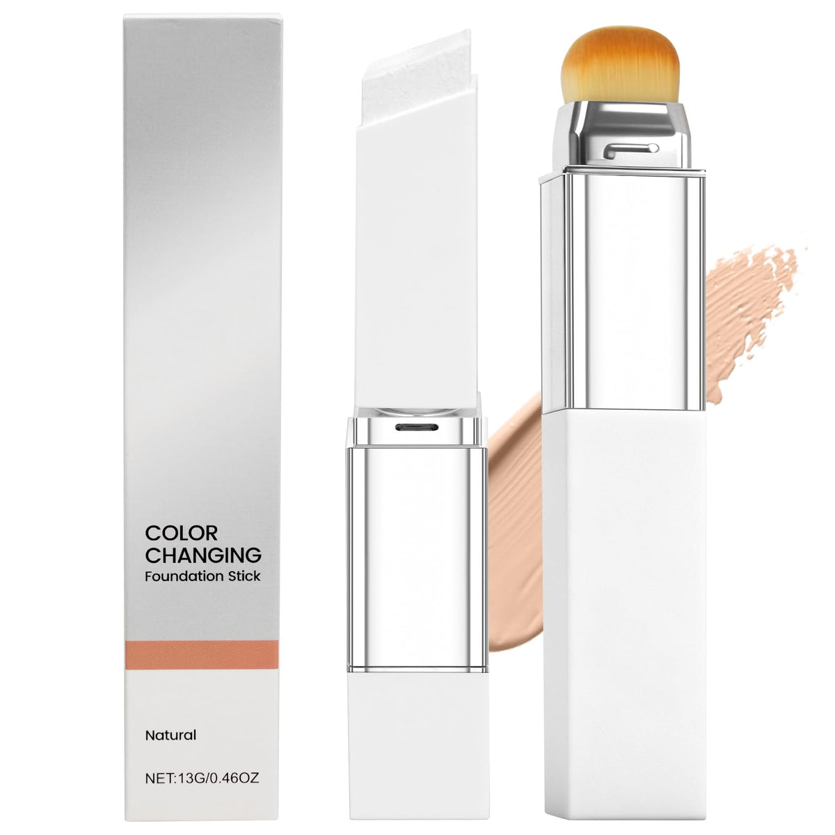 ROVLET Blanc Cover Cream Stick V balm application for color-adapting natural coverage