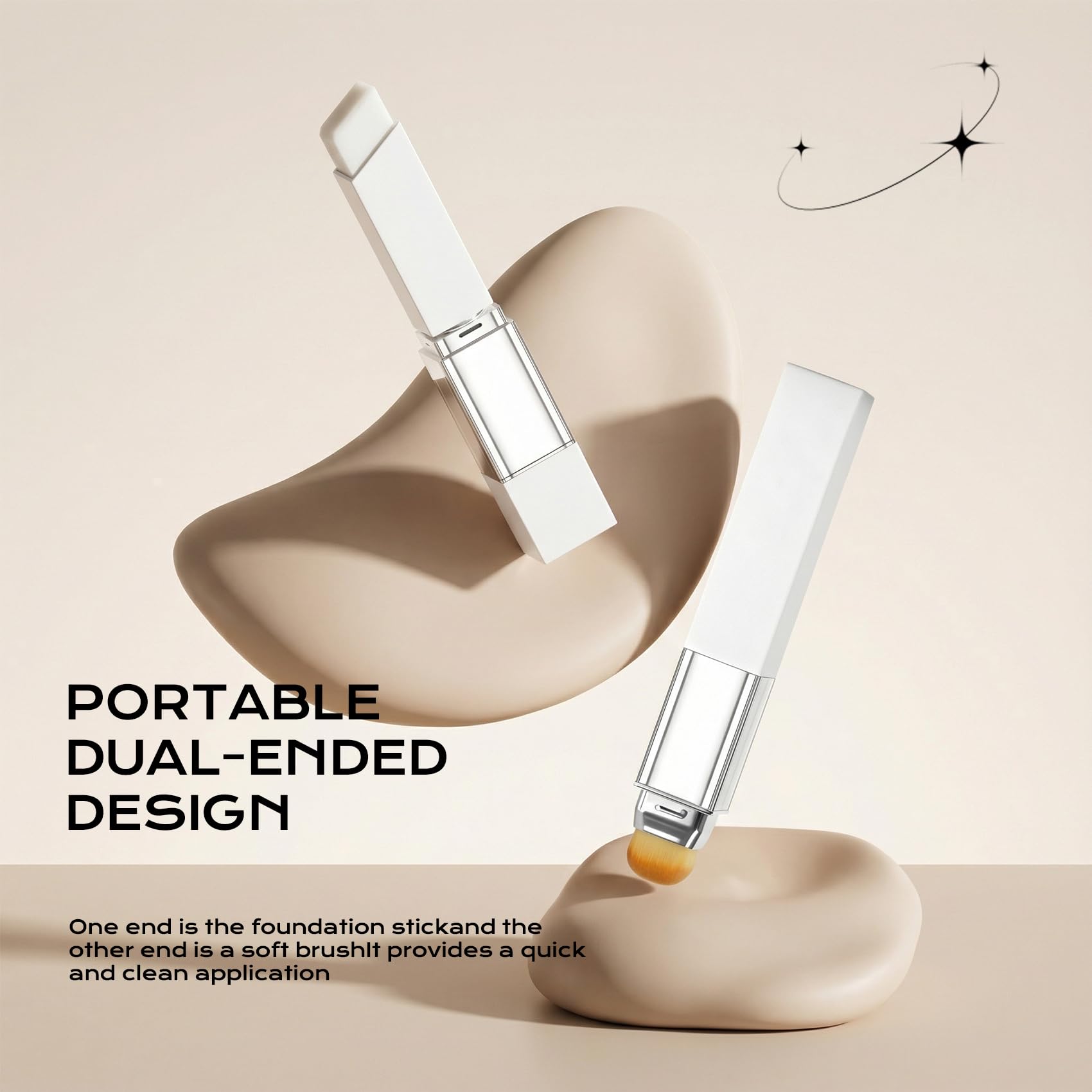 ROVLET Blanc Cover Cream Stick V compact design supports daily touch-ups