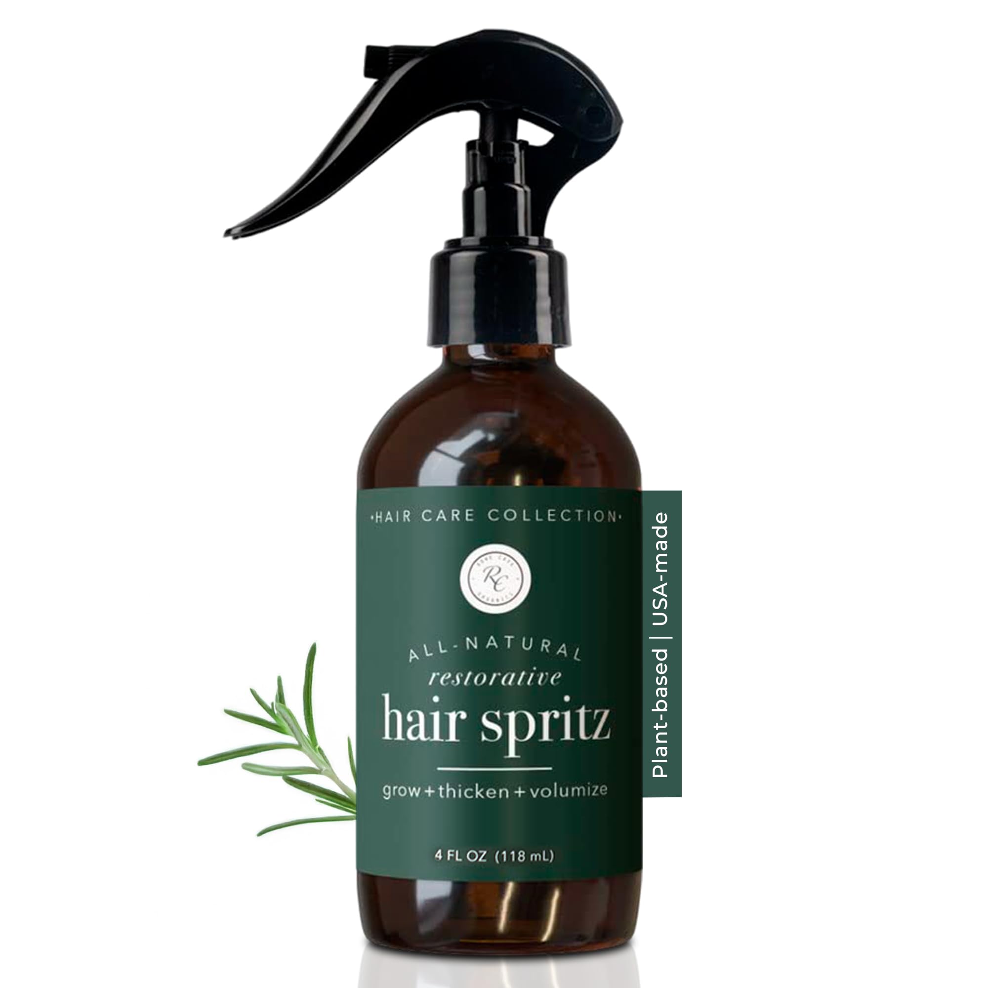 Rowe Casa Organics Hair Spritz bottle ready for daily scalp nourishment and styling.
