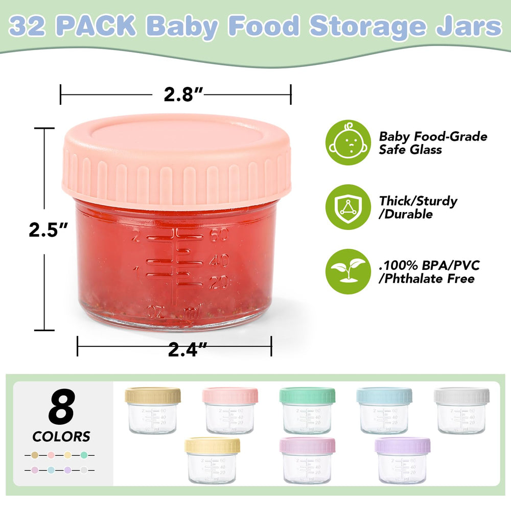 RowinsyDD jar with silicone-seal lid keeps food fresh.