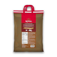 Royal Basmati rice pearls appear glossy in the pot.