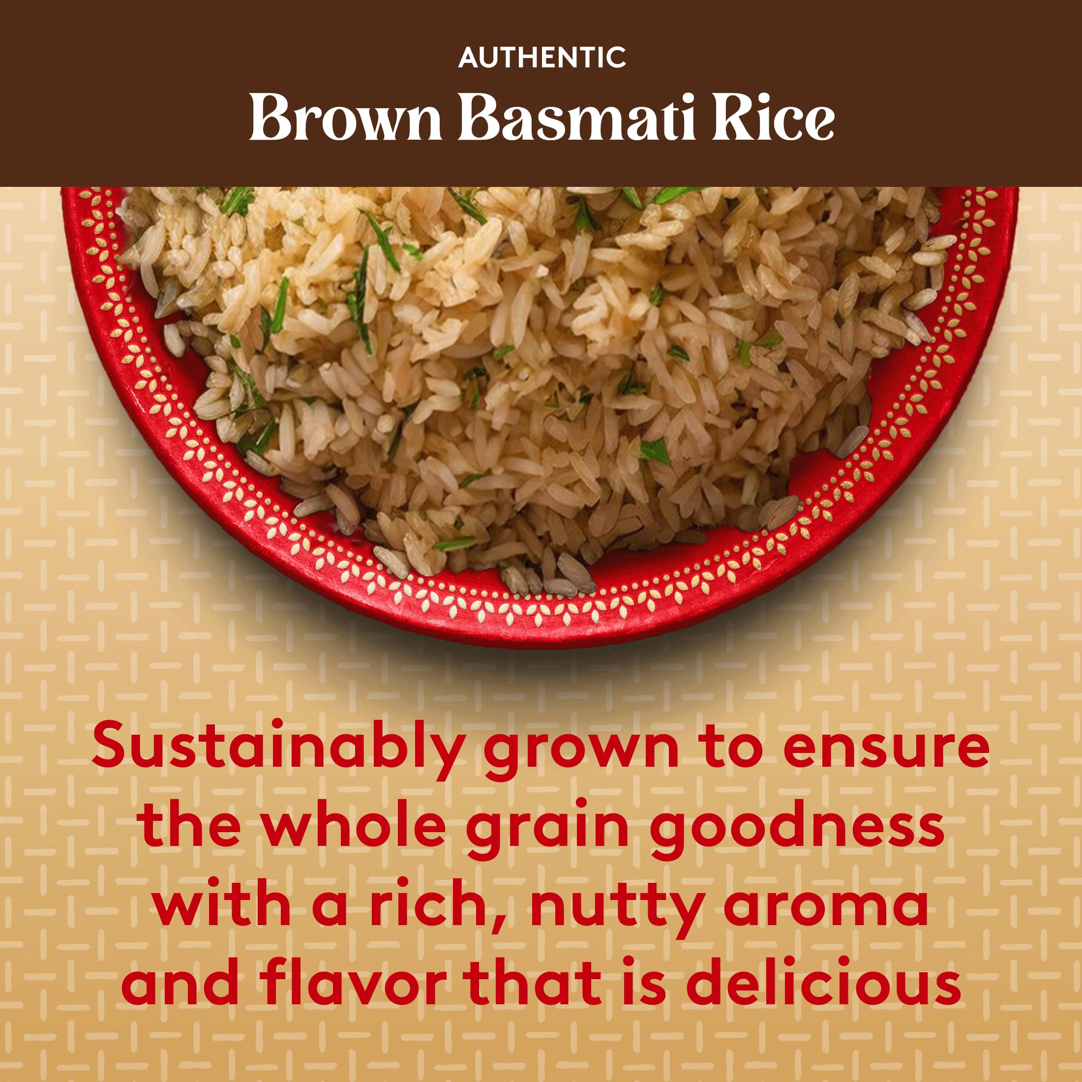 Royal brown basmati rice curry dish presents vibrant colors and balanced flavors.