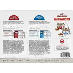 Royal Canin Adult Instinctive Thin Slices in Gravy can close-up for picky eaters