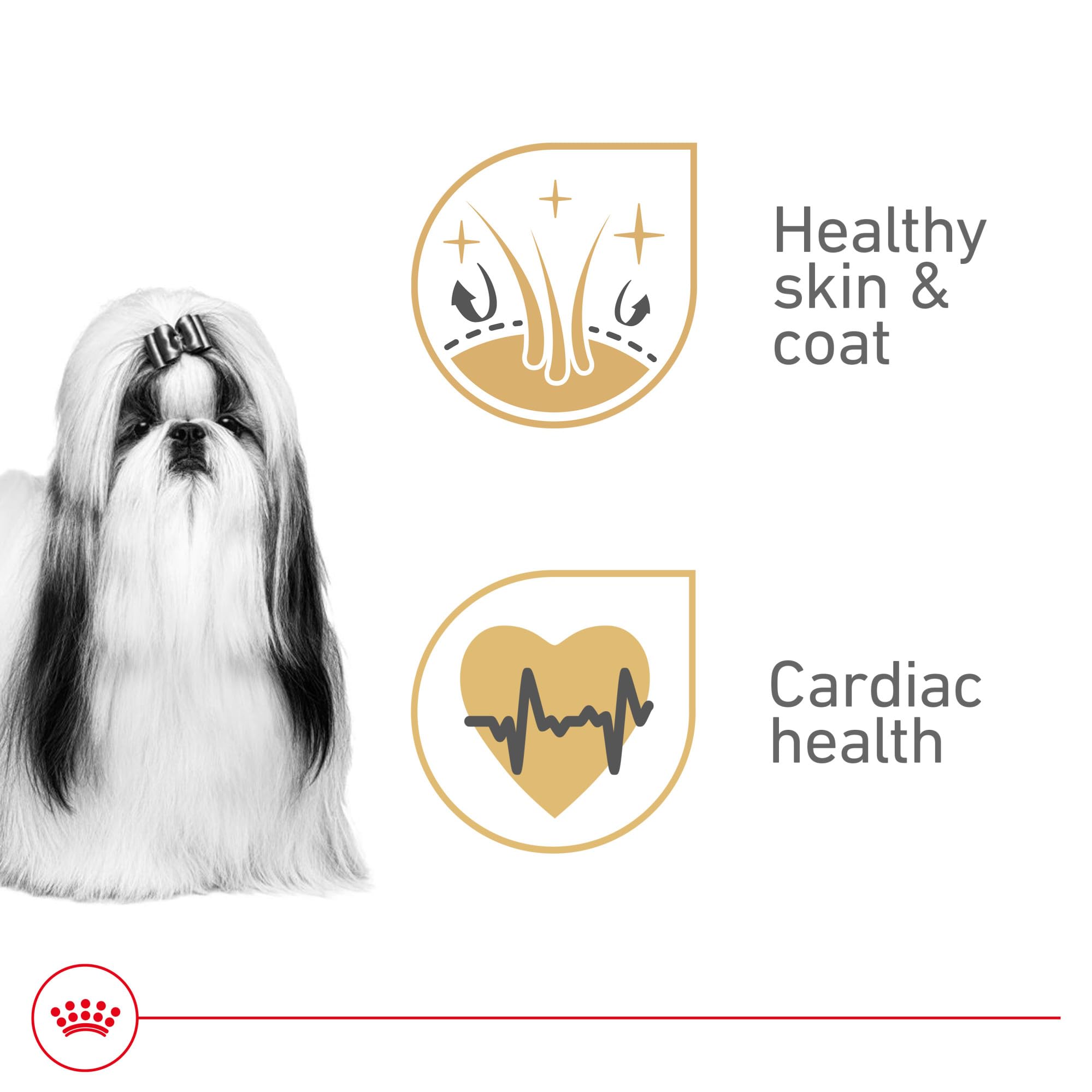 Royal Canin Shih Tzu heart health nutrients like taurine and L-carnitine