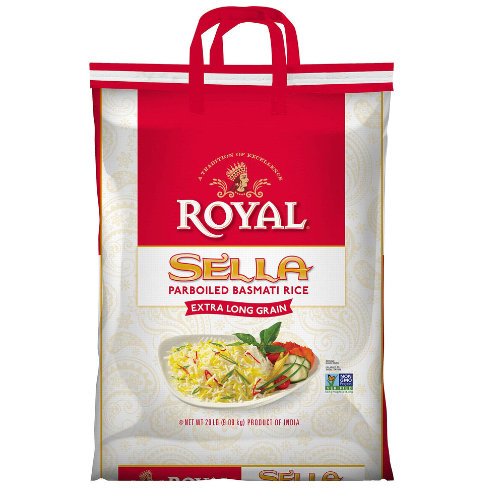 Royal Chef's Secret Sella Basmati Rice extra-long grains ready to cook for fluffy results