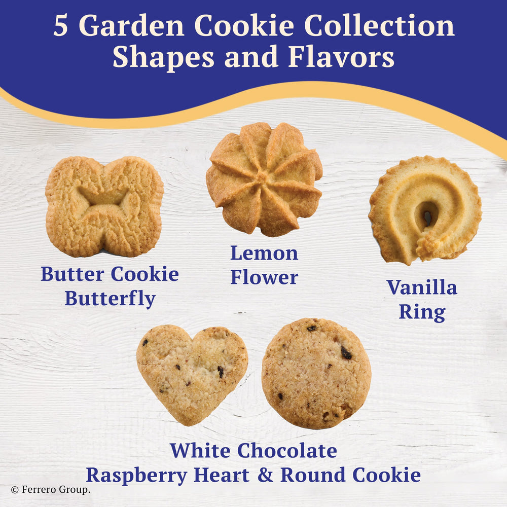 Royal Dansk Butterfly-shaped Cookies add whimsy to any dessert spread.