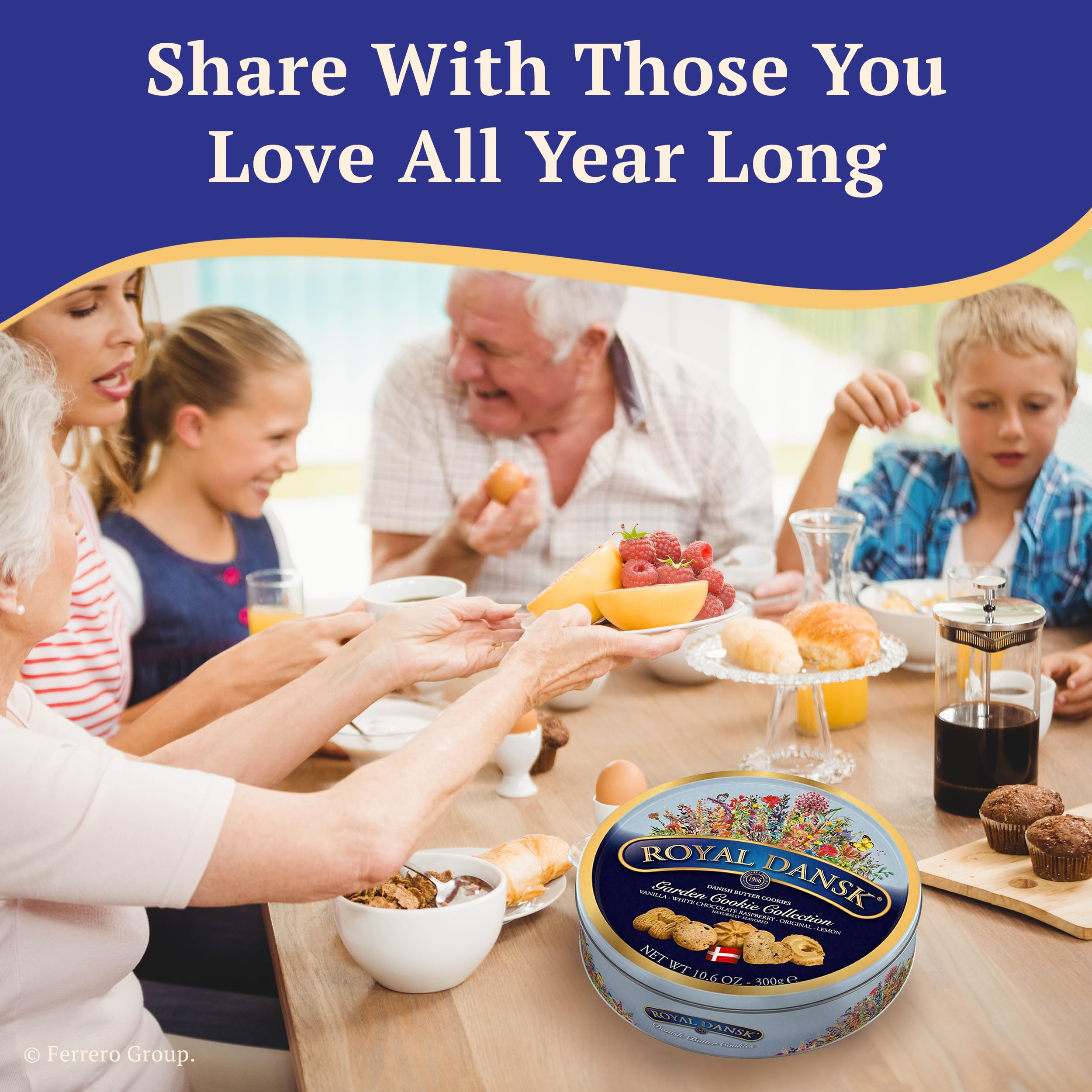Royal Dansk Vanilla Rings embody timeless butter richness in every bite.