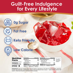 Royal Gelatin Sugar Free Variety Pack lime dessert in a glass, keto-friendly refreshment