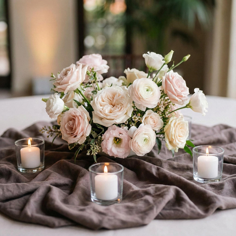 Royal Imports standard votive holder-compatible candles for easy table styling