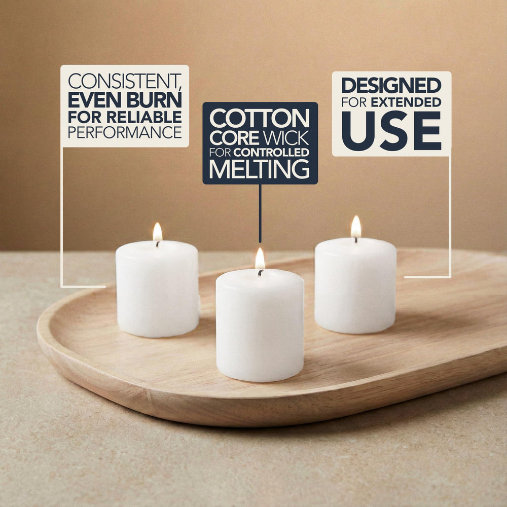 Royal Imports wedding table decor candles providing ambient lighting