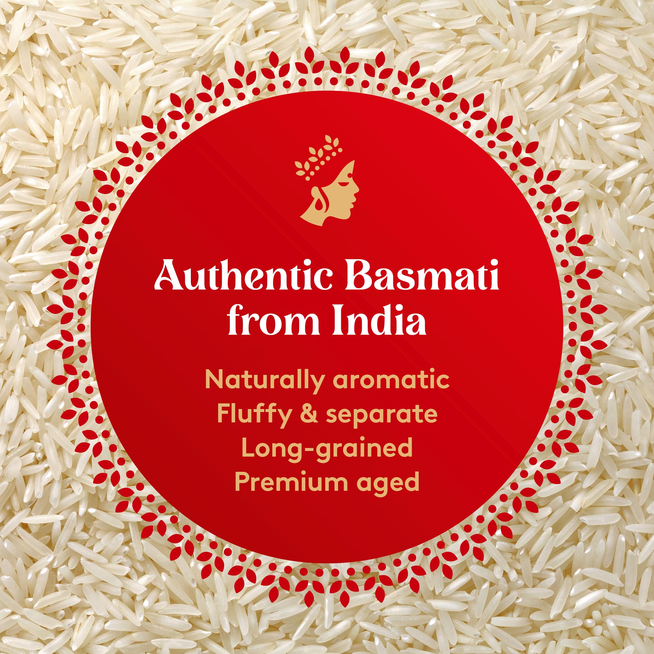 Royal non-sticky grains — fluffy texture perfect for pilaf and curries