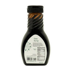 Royal Palm Date Syrup eco-packaging demonstrates sustainable packaging.