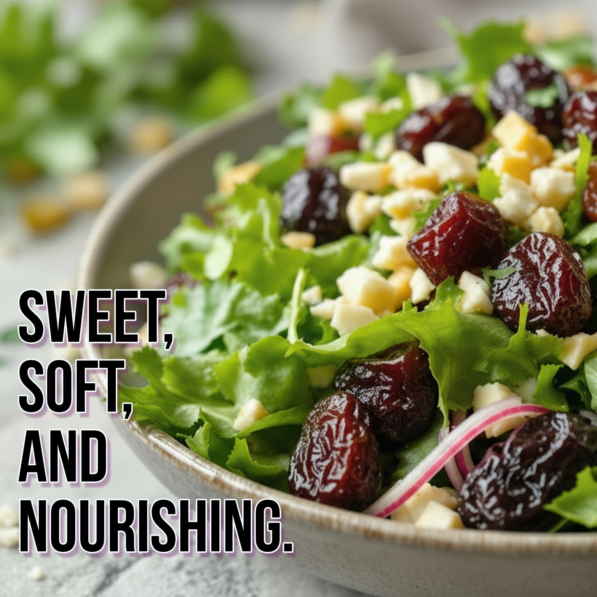 Royal Palm dates blended into a smoothie for natural sweetness.