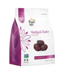 Royal Palm Medjool dates 16oz bag ready for snacking.