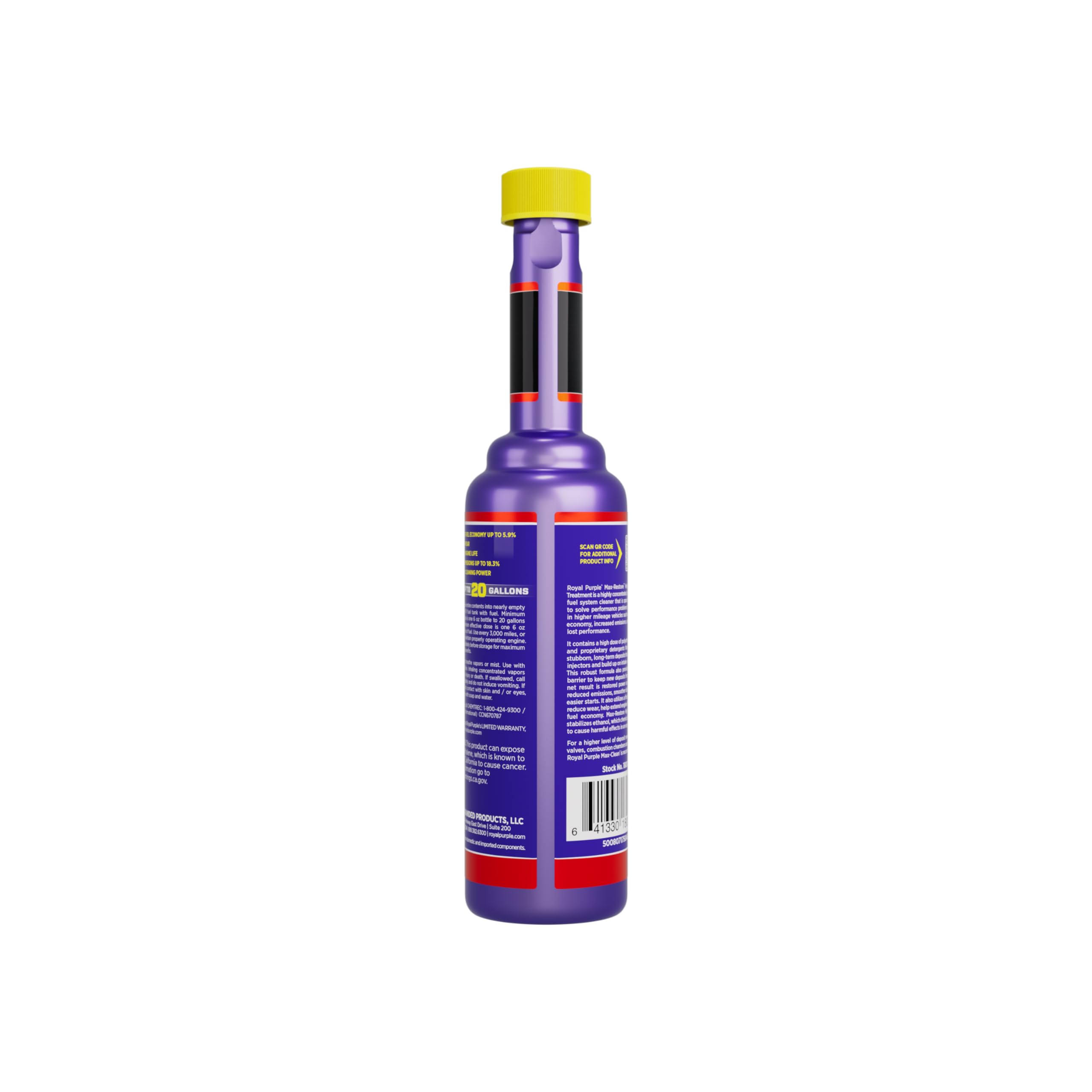 Royal Purple Max-Restore High Mileage injectors after treatment show improved spray and reliability.