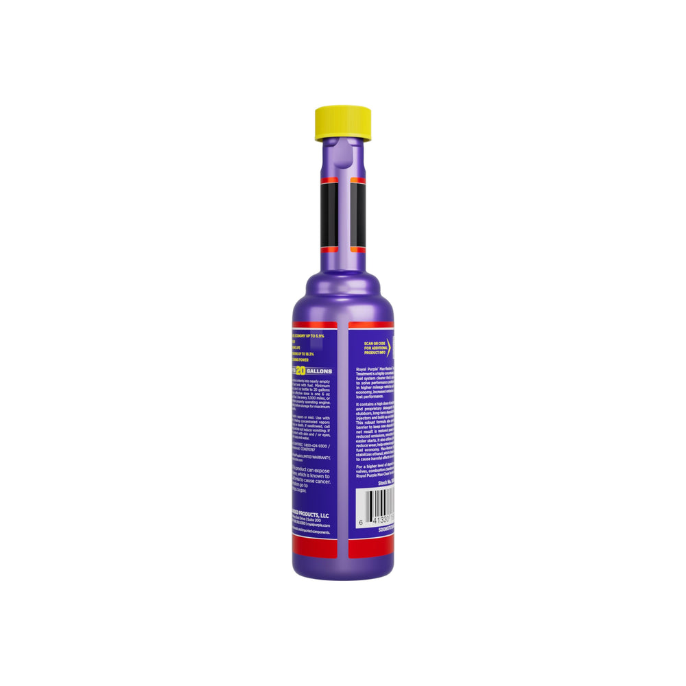 Royal Purple Max-Restore High Mileage injectors after treatment show improved spray and reliability.