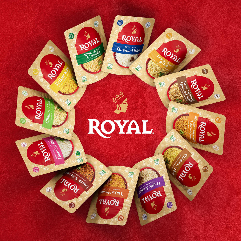 Royal ready-to-heat varieties enhance everyday meals.