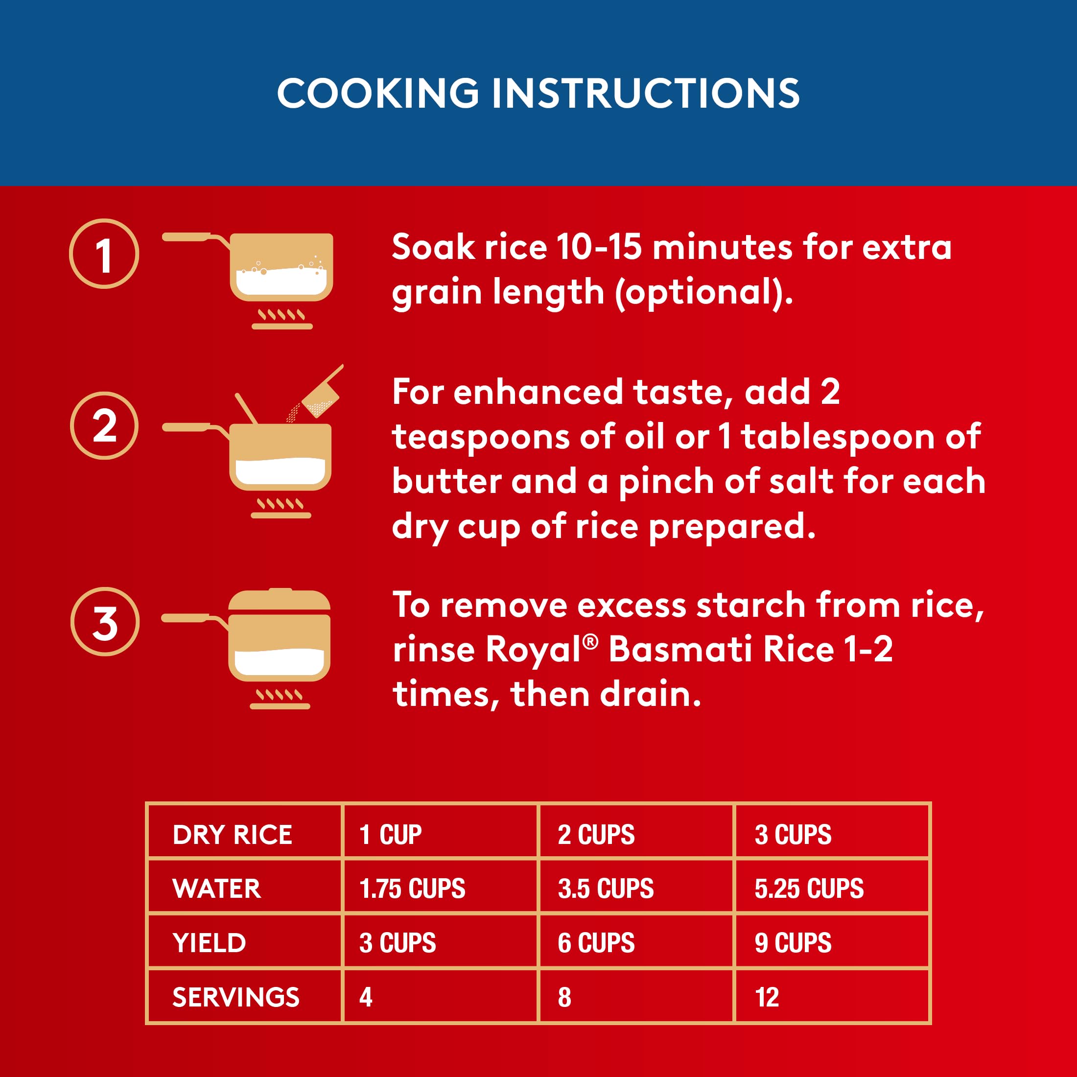 Royal rice-cooker-bowl — easy to cook with a rice cooker or stovetop