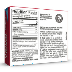 Royal sugar-free gelatin powder close-up, ideal for light, guilt-free snacking.