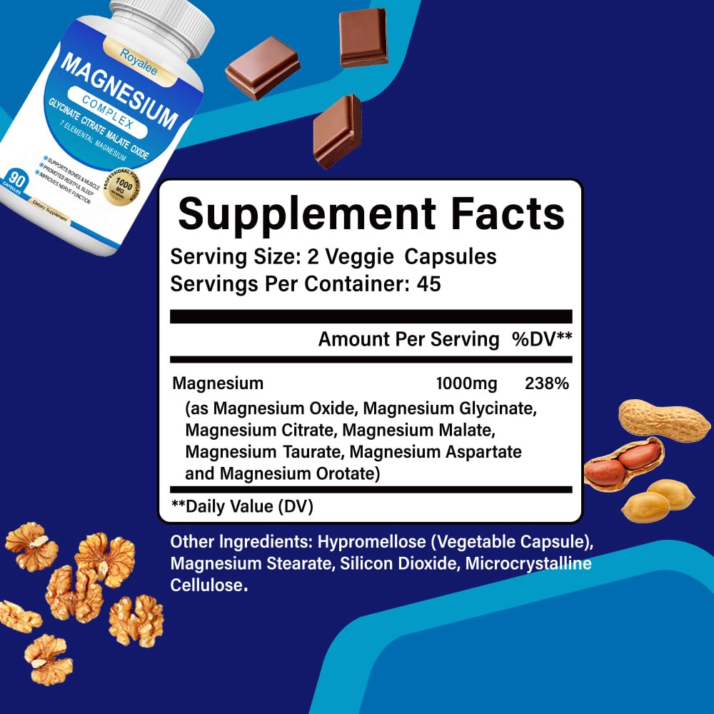 Royalee capsules poured into a glass for easy daily intake.
