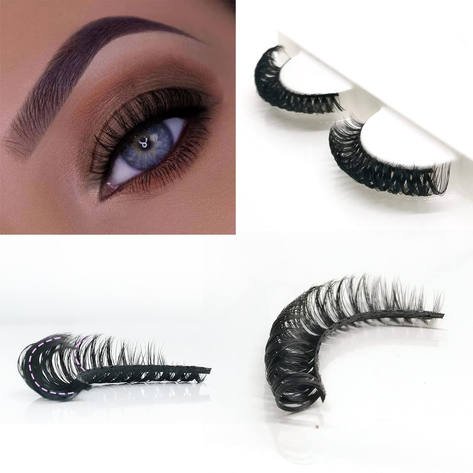 Royaomis easy-apply lash band simplifies placement and reuse