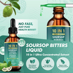 Royavita Soursop Bitters liquid drops enable quick dosing