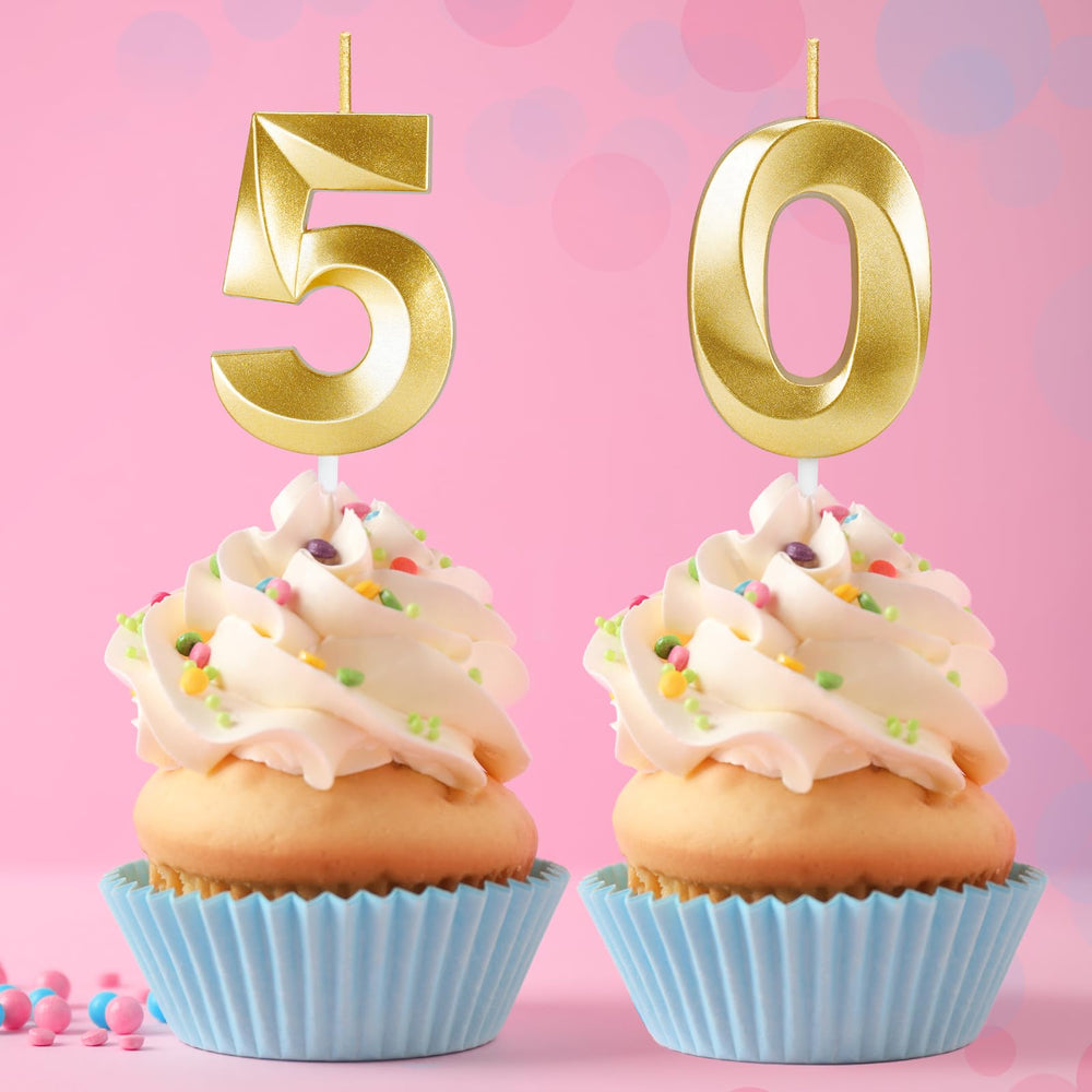 ROYOROYI cake decor with gold finish creates a festive party glow.