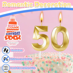 ROYOROYI two-number candles come in separate plastic boxes for protection.