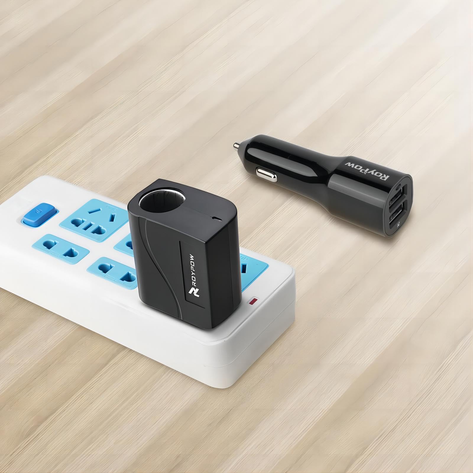 RoyPow dash cam compatibility highlight demonstrates ideal low-power device support.