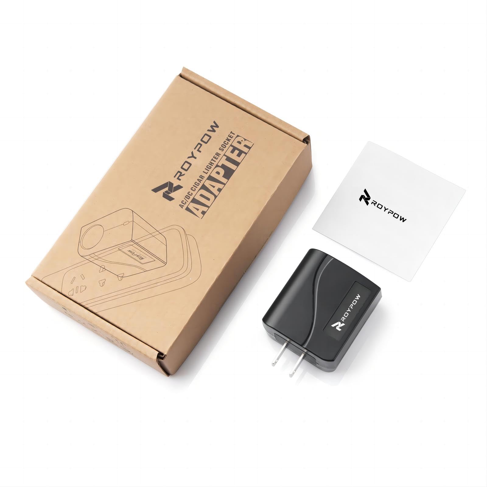 RoyPow portable car accessory image conveys travel-ready power on the go.