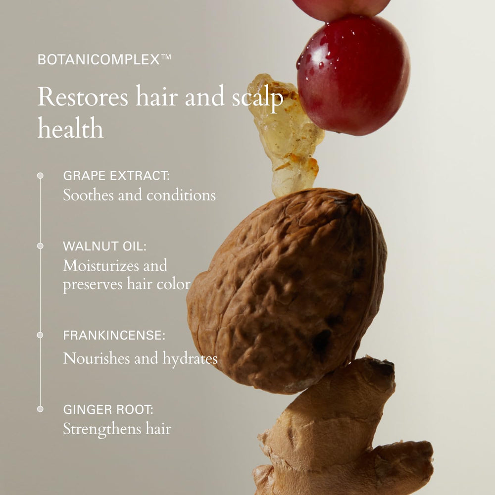 RŌZ Milk Hair Serum applying on towel-dried hair for detangling.