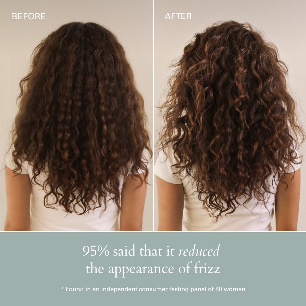RŌZ Milk Hair Serum bottle dispense for quick detangling and smoothing.