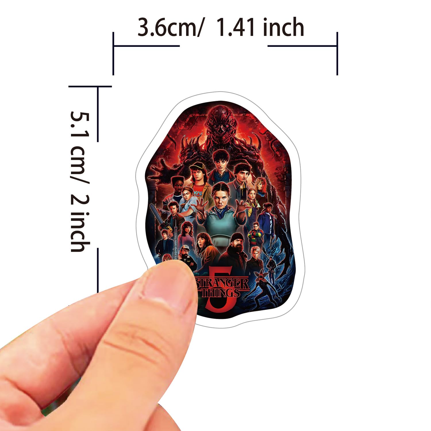 RRIVAN sticker set with precise die-cut edges for clean, professional looks.